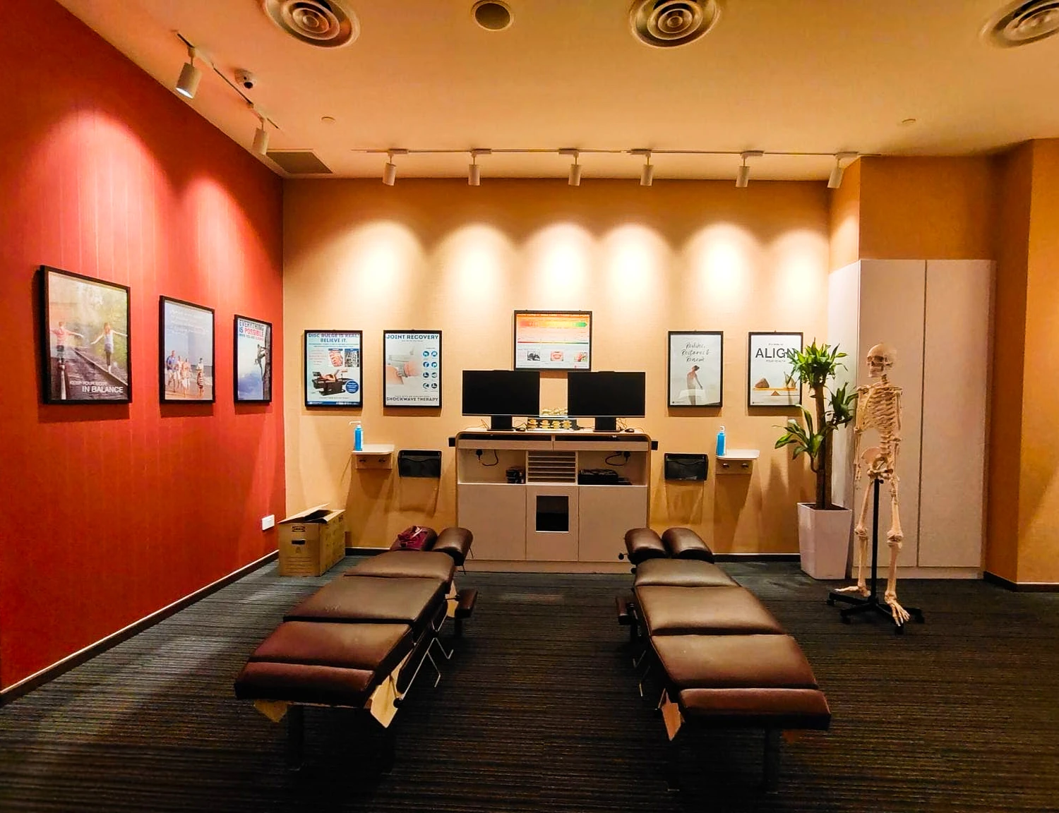 Wellness Spa Reception Interior Renovation - Commercial renovation project by ID Work Studio Singapore