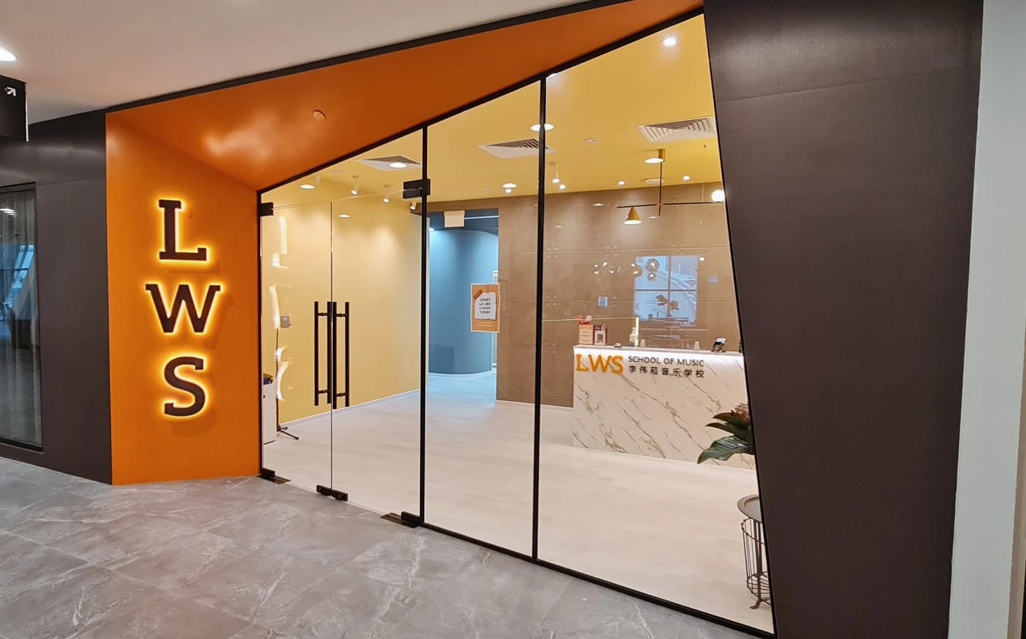 LWS Musical School Renovation - Commercial renovation project by ID Work Studio Singapore