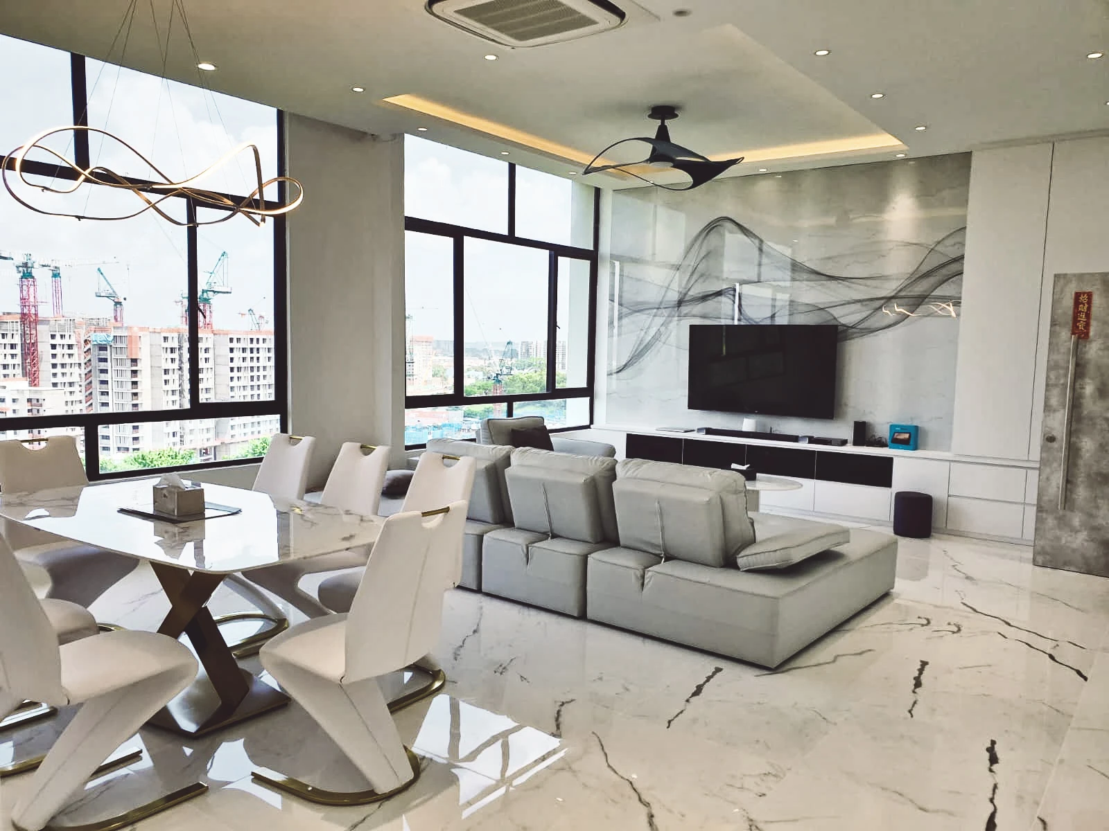 Modern Open Concept Hdb Living Dining Macpherson - Residential renovation project by ID Work Studio Singapore
