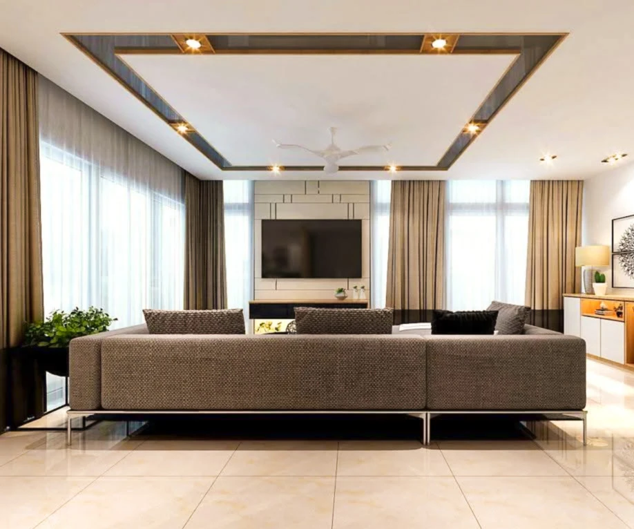 Minimalist Luxury Condo Living Room Orchard - Residential renovation project by ID Work Studio Singapore